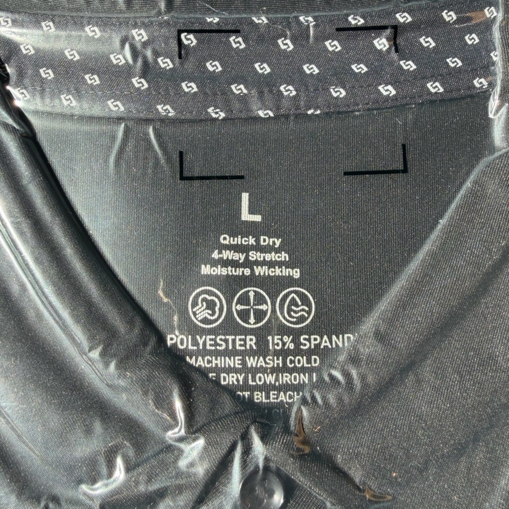 Men's Black Polo Shirt - Picture 4 of 6